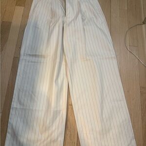 Banana Republic high rise wide leg striped pants Women size 6